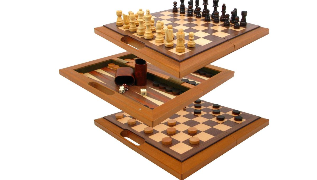 chess and backgammon set
