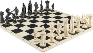 viking themed chess set