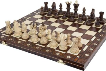 Handmade Chess Set with Hand Carved Pieces