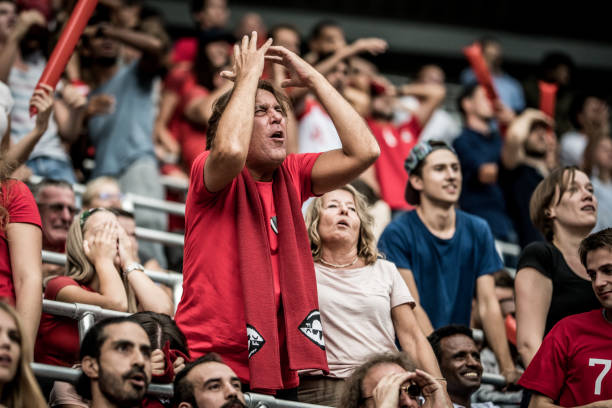 unhappy football fan after a loss